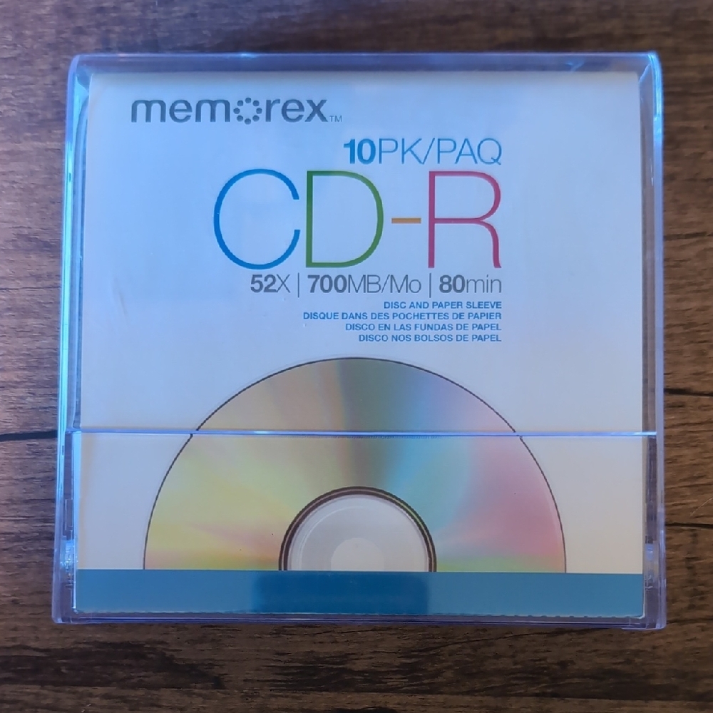 Memorex CD-R 10 Pack - Multi-Color